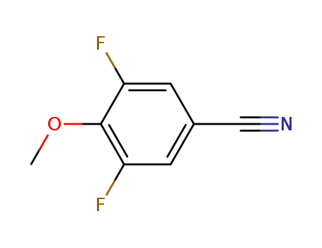 Molecular Structure of 104197-15-1 (3,5-Difluoro-4-methoxybenzonitrile)