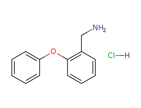 Molecular Structure of 31963-35-6 (1-(2-PHENOXYPHENYL)METHANAMINE HYDROCHLORIDE)