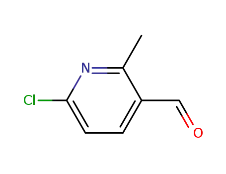 Molecular Structure of 884495-36-7 (6-Chloro-3-formyl-2-picoline)