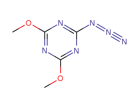 Molecular Structure of 30805-07-3 (2-azido-4,6-dimethoxy-1,3,5-triazine)