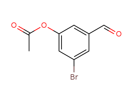 Benzaldehyde, 3-(acetyloxy)-5-bromo-