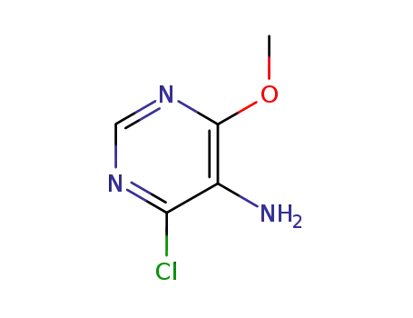 Molecular Structure of 15846-19-2 (4-METHOXY-5-AMINO-6-CHLOROPYRIMIDINE)