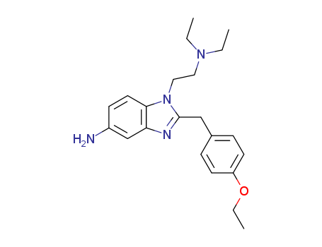 75821-80-6,1-[2-(diethylamino)ethyl]-2-(4-ethoxybenzyl)-1H-benzo[d]imidazol-5-amine,1-[2-(diethylamino)ethyl]-2-(4-ethoxybenzyl)-1H-benzo[d]imidazol-5-amine