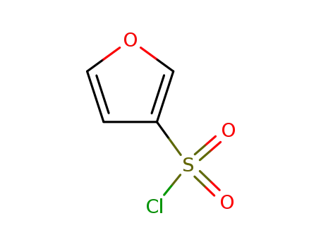 Molecular Structure of 52665-49-3 (FURAN-3-SULFONYL CHLORIDE)
