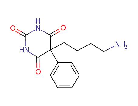 Molecular Structure of 79181-97-8 (5-phenyl-5-(4-aminobutyl)barbituric acid)