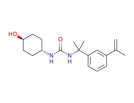 trans-1-(4-hydroxy-cycIohexyl)-3-[1-(3-isopropenyl)-1-methyl-ethyl]-urea