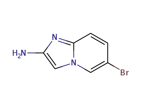 Molecular Structure of 947248-52-4 (6-BROMO-IMIDAZO[1,2-A]PYRIDIN-2-AMINE)