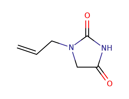 Molecular Structure of 3366-93-6 (1-ALLYLHYDANTOIN)