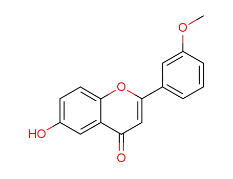 Molecular Structure of 140439-35-6 (6-HYDROXY-3'-METHOXYFLAVONE)