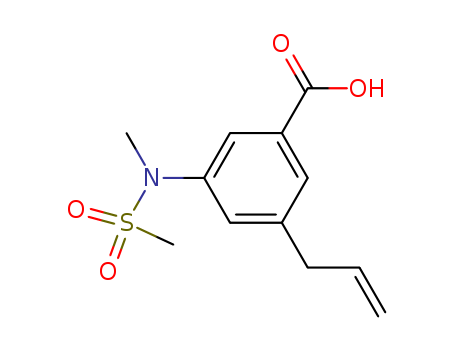 3-[methyl(methylsulfonyl)amino]-5-(2-propen-1-yl)Benzoic acid