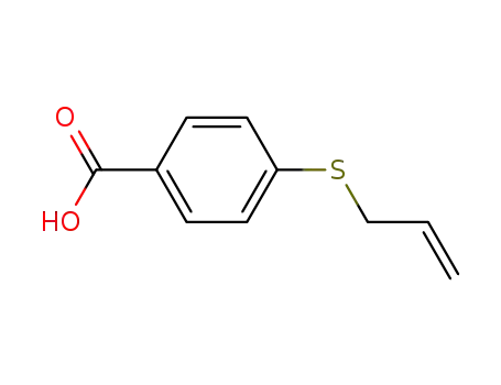 Molecular Structure of 16195-39-4 (4-(allylthio)benzoic acid)