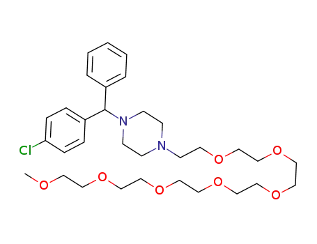Molecular Structure of 854601-76-6 (mPEG<sub>5</sub>-hydroxyzine)