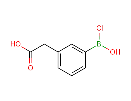 Molecular Structure of 914397-60-7 (3-(Carboxymethyl)benzeneboronic acid)
