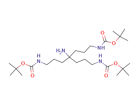 Molecular Structure of 155021-56-0 (tris[3-(N-tert-butoxycarbonylamino)propyl]methylamine)