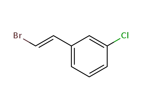 Molecular Structure of 115665-71-9 ((E)-1-(2-Bromovinyl)-3-chlorobenzene)