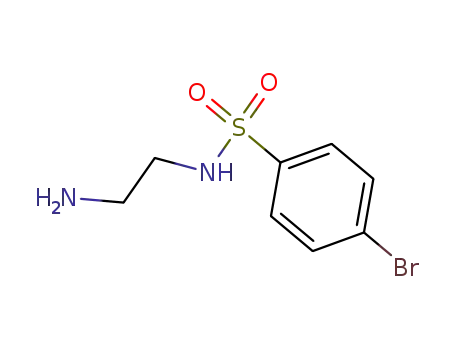 Molecular Structure of 90002-56-5 (N-(2-AMINOETHYL) 4-BROMOBENZENESULFONAMIDE)