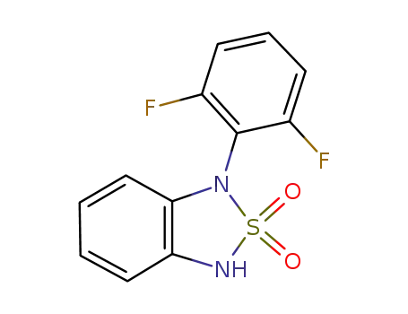 1-(2,6-difluorophenyl)-1,3-dihydro-2,1,3-benzothiadiazole 2,2-dioxide