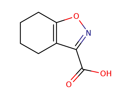 Molecular Structure of 90005-77-9 (1,2-Benzisoxazole-3-carboxylicacid,4,5,6,7-tetrahydro-(7CI,9CI))