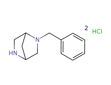 Molecular Structure of 1217827-86-5 ((1S,4S)-2-benzyl-2,5-diazabicyclo[2.2.1]heptane-2HCl)