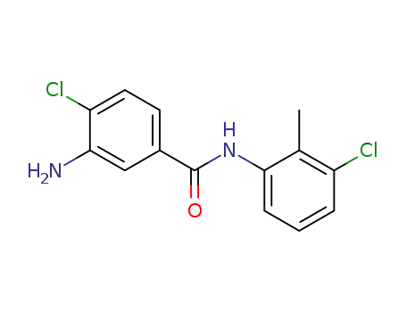 Molecular Structure of 59158-04-2 (N-(4-Chloro-3-methylphenyl)-3-amino-4-chlorobenzamide)