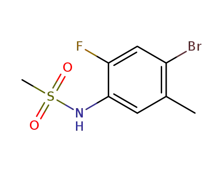 N-(4-bromo-2-fluoro-5-methylphenyl)methanesulfonamide