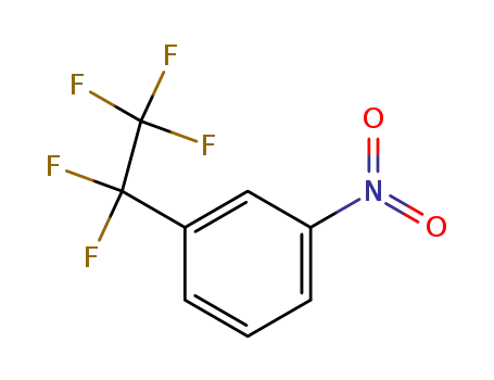 Molecular Structure of 656-84-8 (Benzene, 1-nitro-3-(pentafluoroethyl)-)