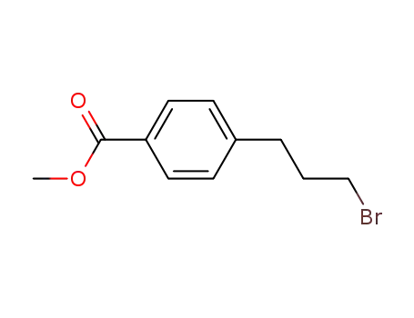 Molecular Structure of 113100-86-0 (methyl 4-(3-bromopropyl)benzoate)