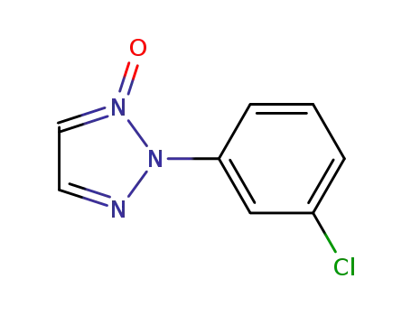 Molecular Structure of 1454920-50-3 (2-(3-chlorophenyl)-2H-1,2,3-triazole 1-oxide)