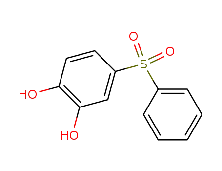 Molecular Structure of 60048-84-2 (4-(phenylsulfonyl)benzene-1,2-diol)