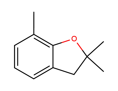 Molecular Structure of 30590-60-4 (2,2,7-trimethyl-2,3-dihydro-1-benzofuran)
