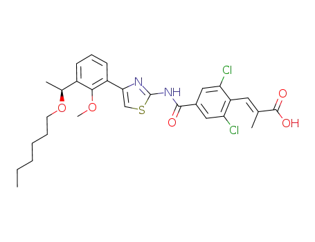 Molecular Structure of 1110766-97-6 (Lusutrombopag)