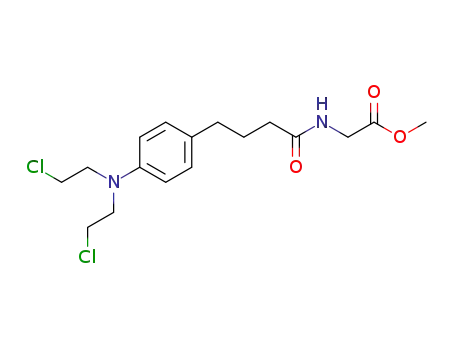 <i>N</i>-(4-{4-[bis-(2-chloro-ethyl)-amino]-phenyl}-butyryl)-glycine methyl ester