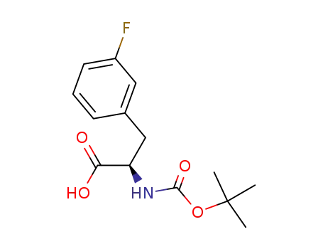Molecular Structure of 114873-11-9 (BOC-D-3-Fluorophe)