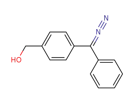Molecular Structure of 1008513-62-9 ([4-(Diazo(phenyl)methyl)phenyl]methanol)