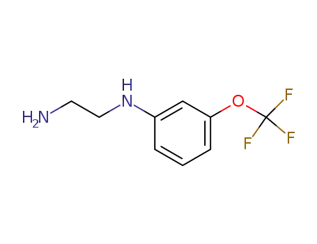 Molecular Structure of 933717-56-7 (N<sub>1</sub>-(3-trifluoromethoxy-phenyl)-ethane-1,2-diamine)