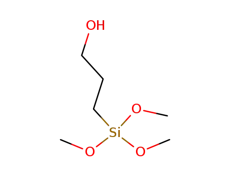 Molecular Structure of 53764-54-8 (1-Propanol, 3-(trimethoxysilyl)-)