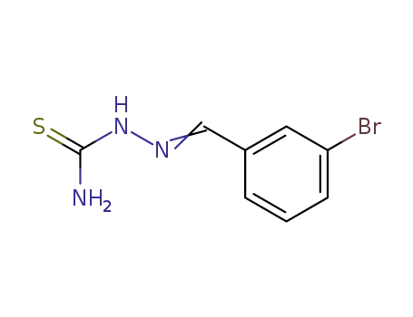 Molecular Structure of 7420-35-1 (3-bromobenzaldehyde thiosemicarbazone)