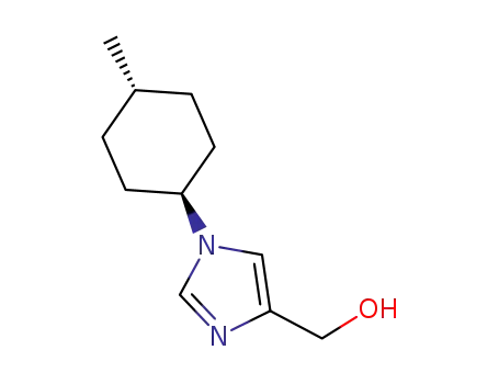 Molecular Structure of 1335139-10-0 ([1-(trans-4-methylcyclohexyl)-1H-imidazol-4-yl]methanol)