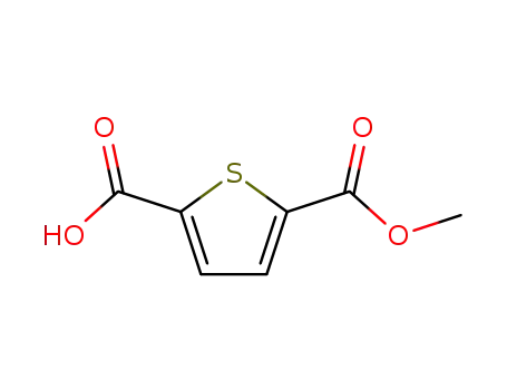 Molecular Structure of 50340-79-9 (5-(METHOXYCARBONYL)THIOPHENE-2-CARBOXYLIC ACID)