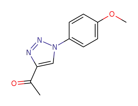 Molecular Structure of 88860-93-9 (1-[1-(4-Methoxy-benzyl)-1H-[1,2,3]triazol-4-yl]-ethanone)