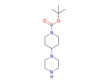 Molecular Structure of 177276-41-4 (4-PIPERAZIN-1-YL-PIPERIDINE-1-CARBOXYLIC ACID TERT-BUTYL ESTER)