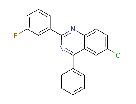 43027-18-5,6-chloro-2-(3-fluorophenyl)-4-phenylquinazoline,