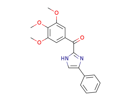 Molecular Structure of 1429621-76-0 (2-(3,4,5-trimethoxybenzoyl)-4-phenyl-1H-imidazole)