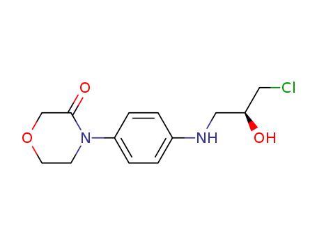 3-Morpholinone, 4-[4-[[(2S)-3-chloro-2-hydroxypropyl]aMino]phenyl]-