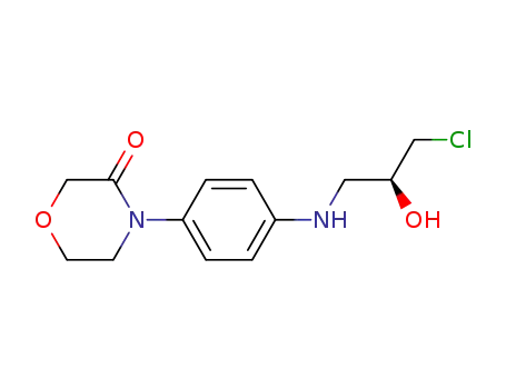 3-Morpholinone, 4-[4-[[(2S)-3-chloro-2-hydroxypropyl]aMino]phenyl]-