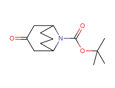 Molecular Structure of 512822-27-4 (N-Boc-9-azabicyclo[3.3.1]nonan-3-one)