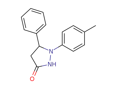 3-Pyrazolidinone, 1-(4-methylphenyl)-5-phenyl-