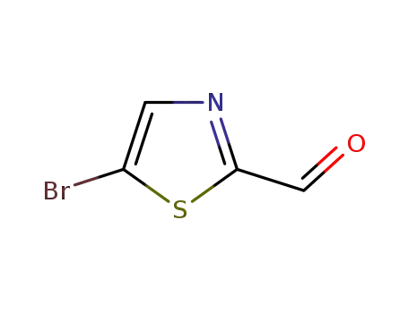 Molecular Structure of 933752-44-4 (5-Bromo-1,3-thiazole-2-carboxaldehyde)