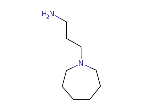 3437-33-0,3-AZEPAN-1-YL-PROPYLAMINE,1H-Azepine,1-(3-aminopropyl)hexahydro- (8CI); Hexamethylenimine, 1-(3-aminopropyl)-(6CI,7CI); 1-(3-Aminopropyl)hexamethylenimine; 3-(1-Azepanyl)-1-propanamine;3-(Hexahydro-1-azepinyl)propylamine; 3-Hexamethyleneiminopropylamine