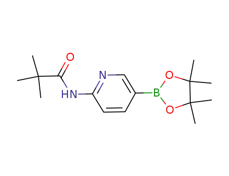 Molecular Structure of 1092119-20-4 (6-Pivalamidopyridine-3-boronic acid pinacol ester)